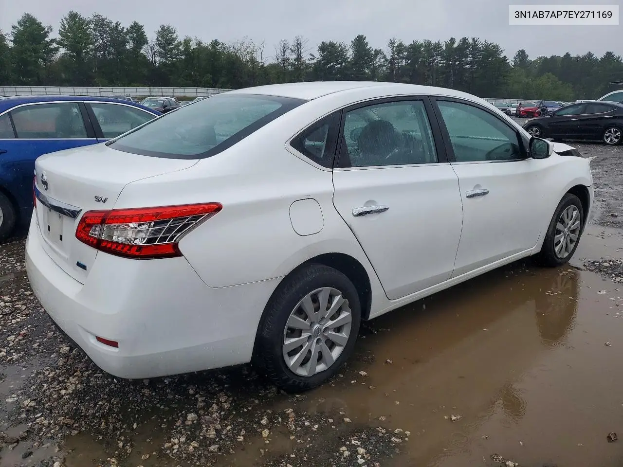 2014 NISSAN SENTRA VIN 3N1AB7AP7EY271169 — фото 3