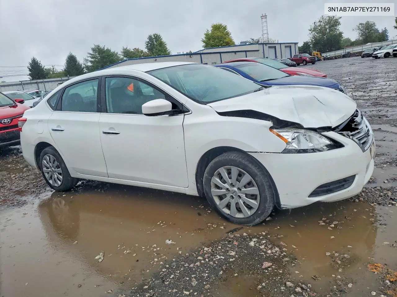 2014 NISSAN SENTRA VIN 3N1AB7AP7EY271169 — фото 4