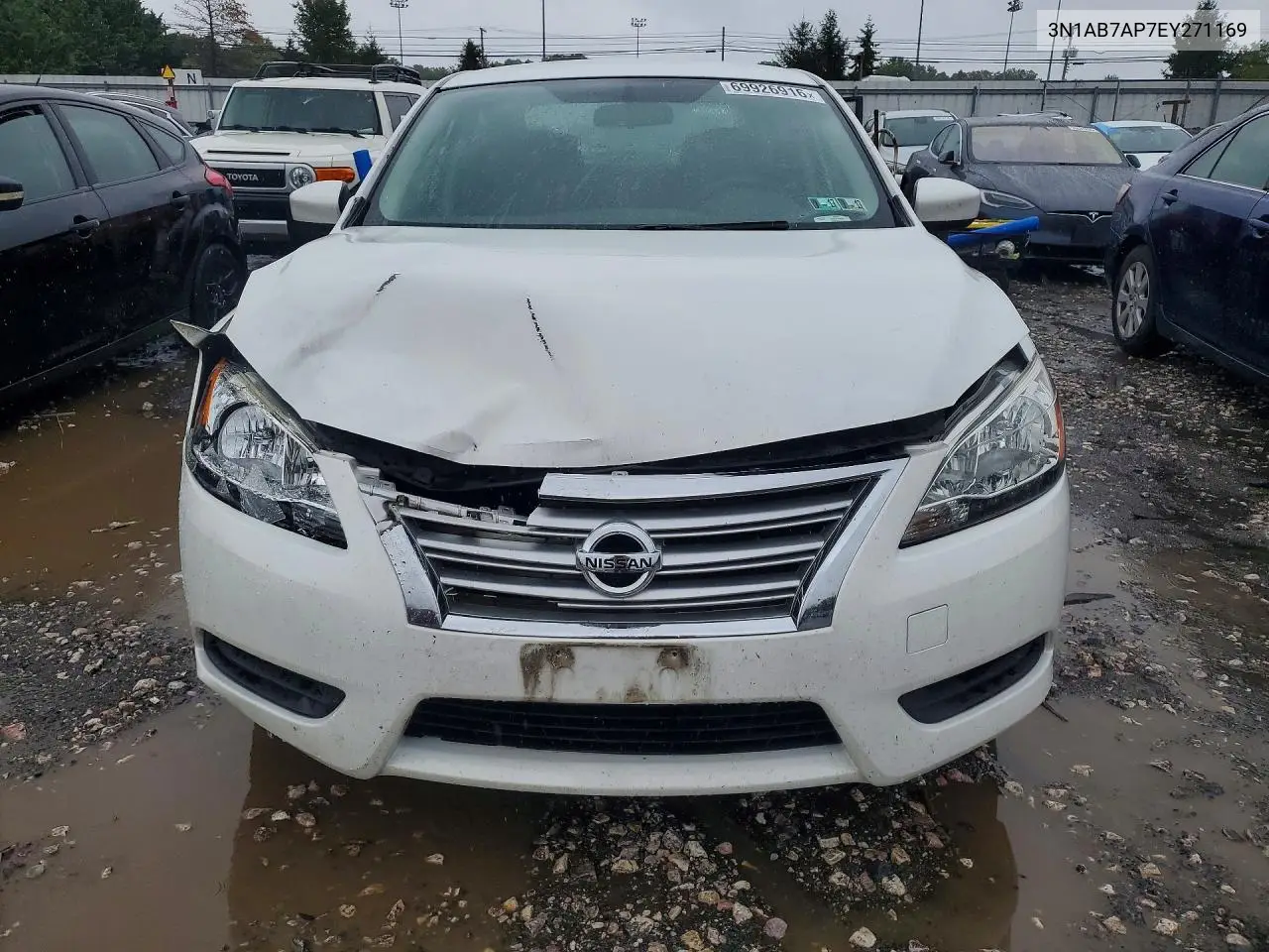 2014 NISSAN SENTRA VIN 3N1AB7AP7EY271169 — фото 5