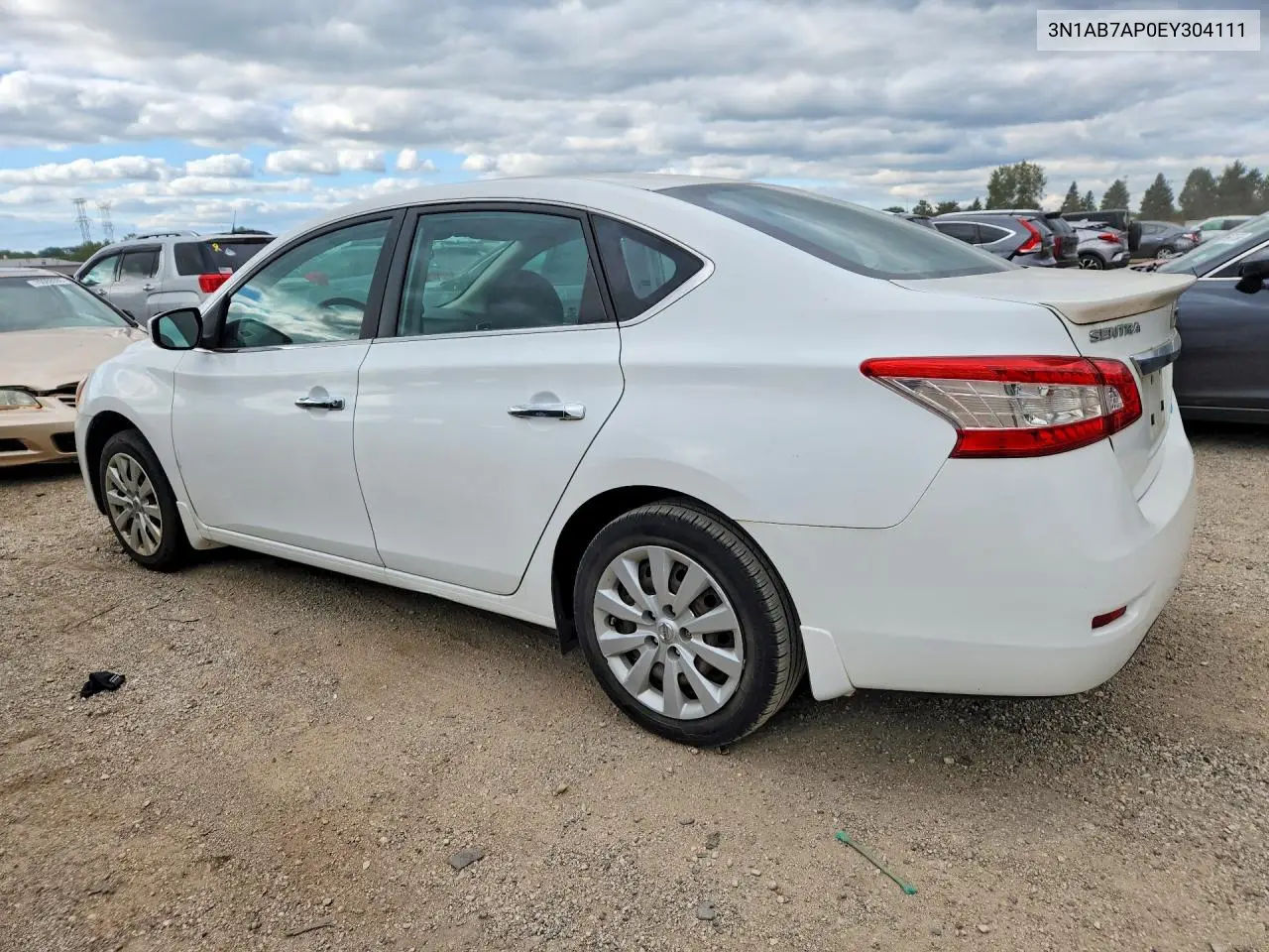 2014 NISSAN SENTRA VIN 3N1AB7AP0EY304111 — фото 2