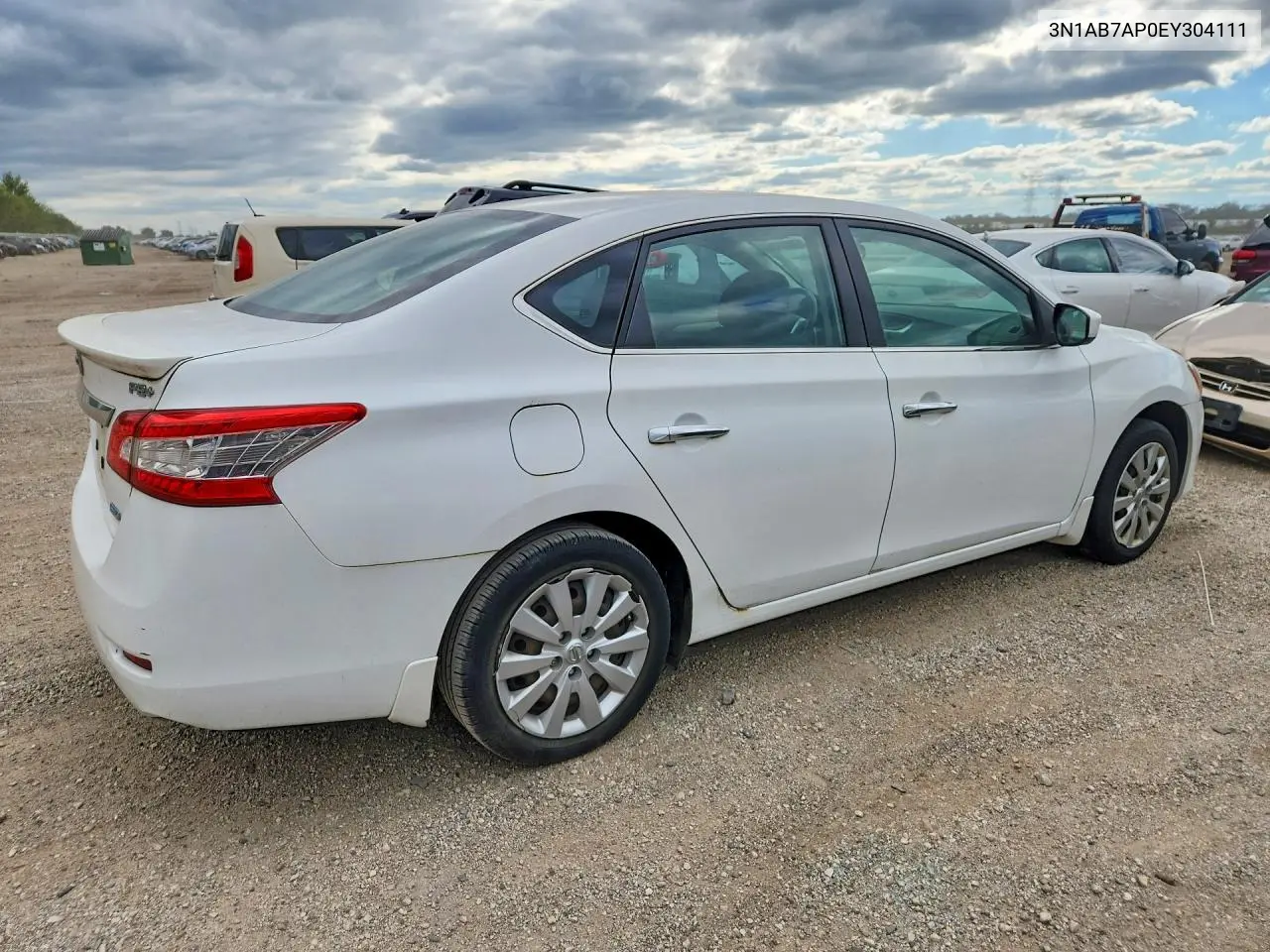 2014 NISSAN SENTRA VIN 3N1AB7AP0EY304111 — фото 3