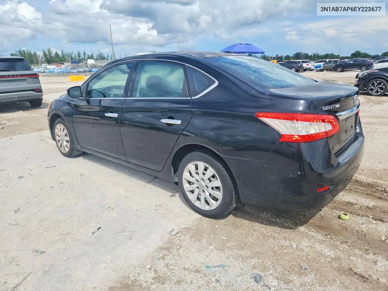 2014 NISSAN SENTRA VIN 3N1AB7AP6EY223677 — фото 2