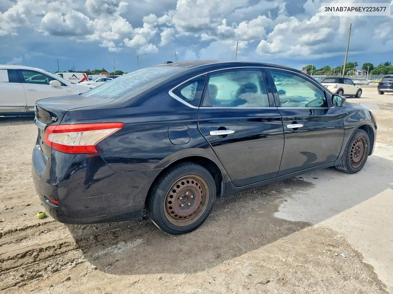 2014 NISSAN SENTRA VIN 3N1AB7AP6EY223677 — фото 3