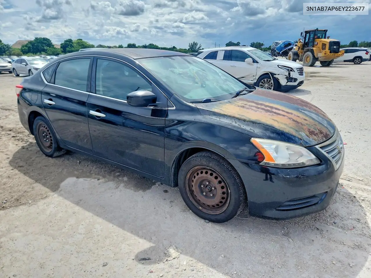 2014 NISSAN SENTRA VIN 3N1AB7AP6EY223677 — фото 4