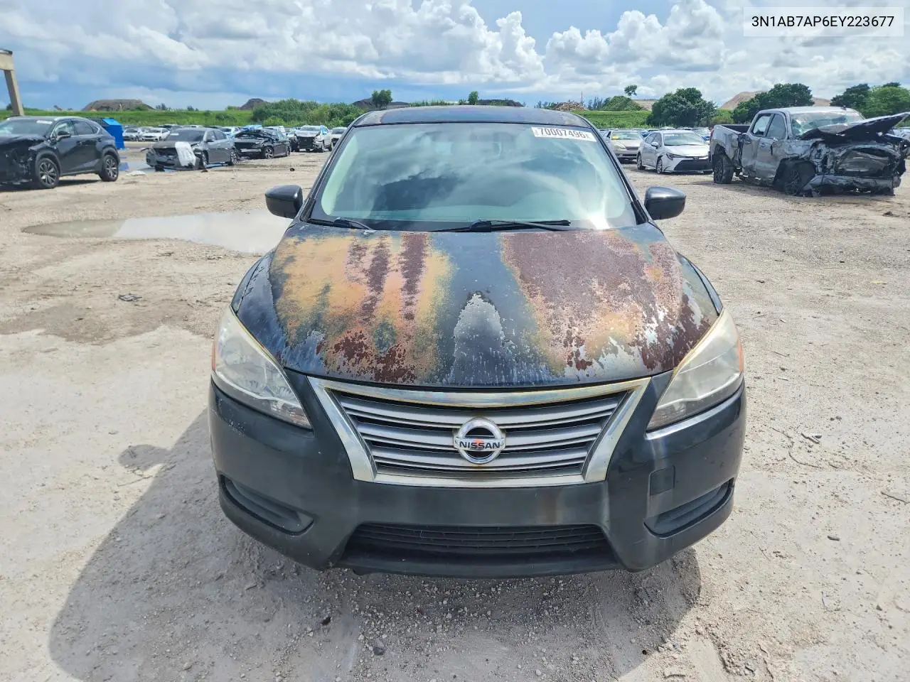 2014 NISSAN SENTRA VIN 3N1AB7AP6EY223677 — фото 5