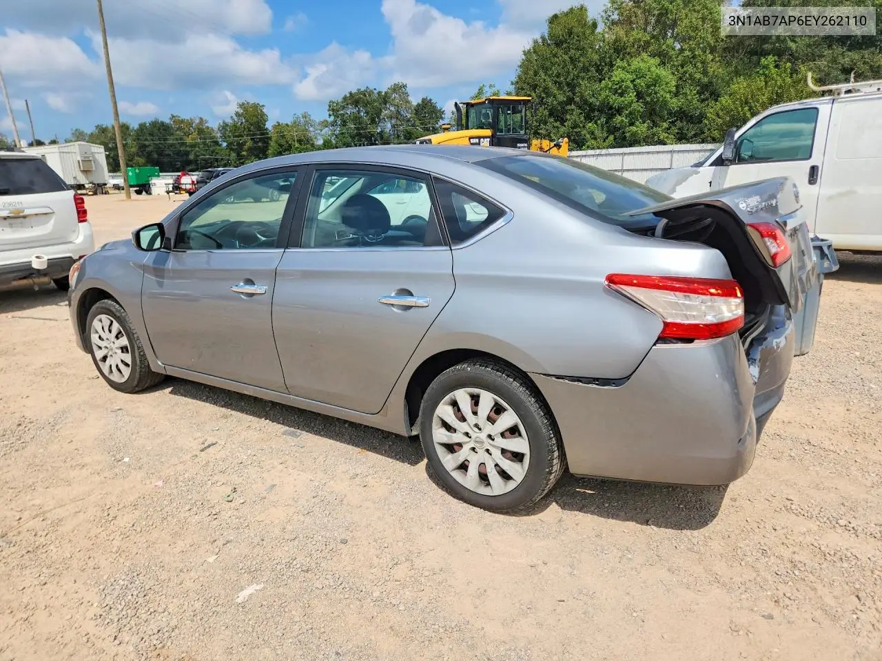 2014 NISSAN SENTRA VIN 3N1AB7AP6EY262110 — фото 2