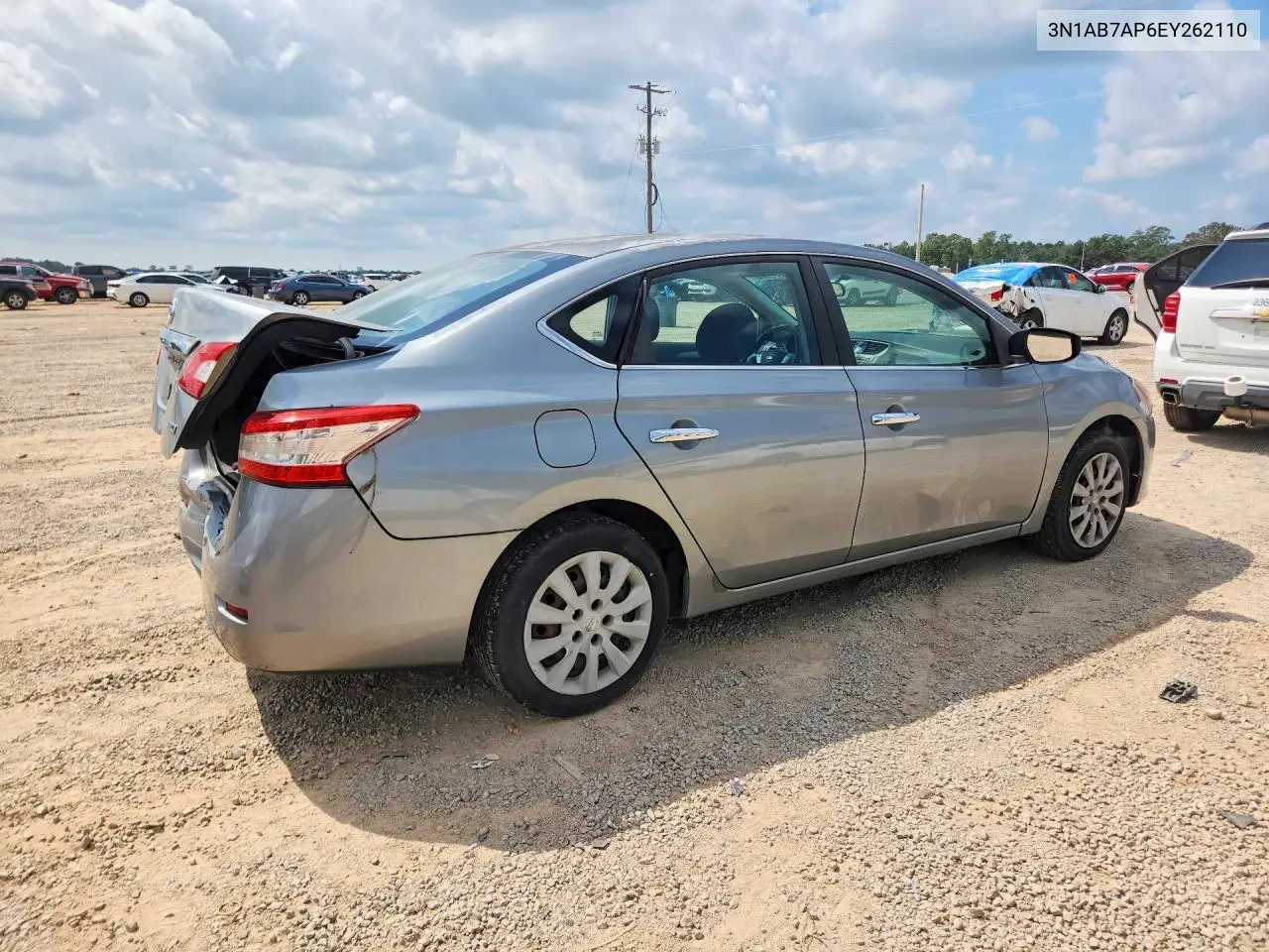 2014 NISSAN SENTRA VIN 3N1AB7AP6EY262110 — фото 3