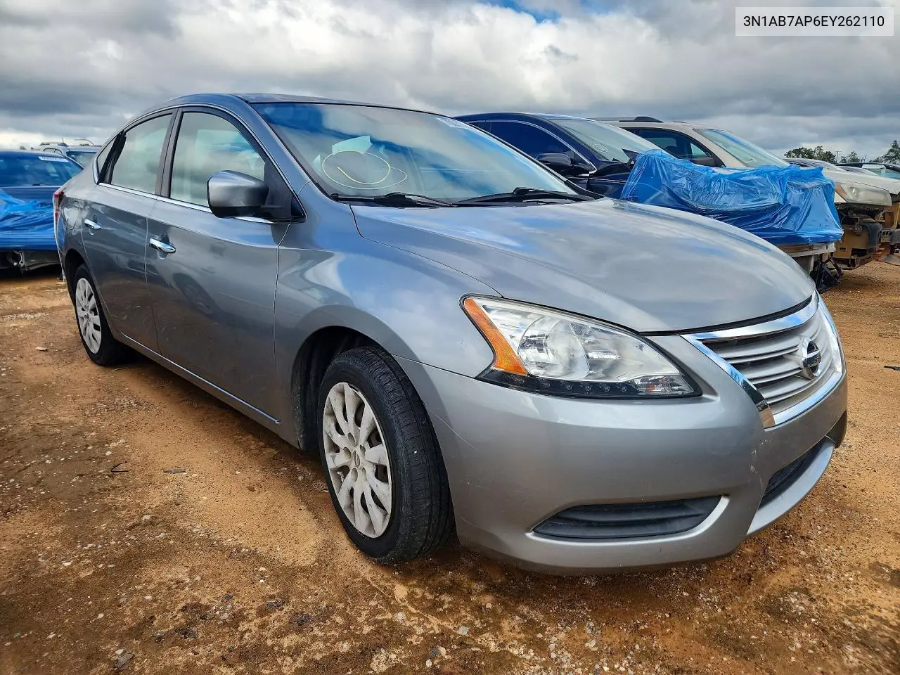 2014 NISSAN SENTRA VIN 3N1AB7AP6EY262110 — фото 4