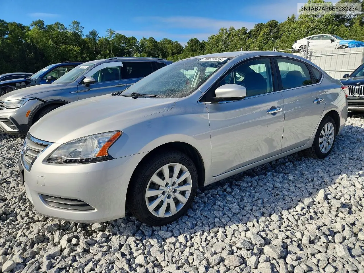 NISSAN SENTRA 2014, VIN 3N1AB7AP6EY232234
