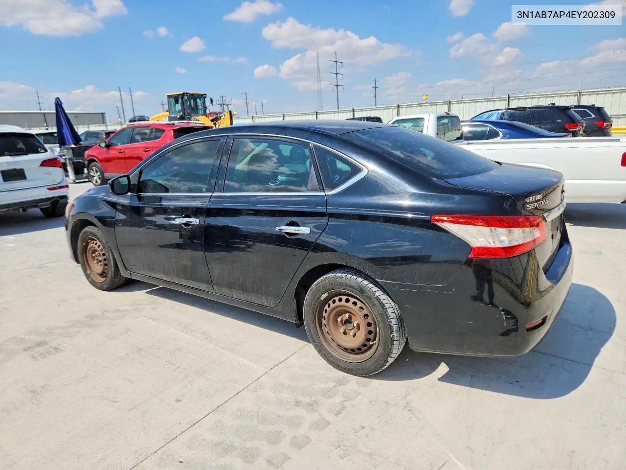 2014 NISSAN SENTRA VIN 3N1AB7AP4EY202309 — фото 2