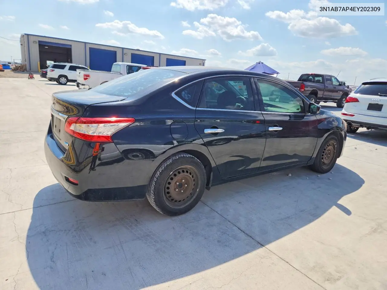 2014 NISSAN SENTRA VIN 3N1AB7AP4EY202309 — фото 3