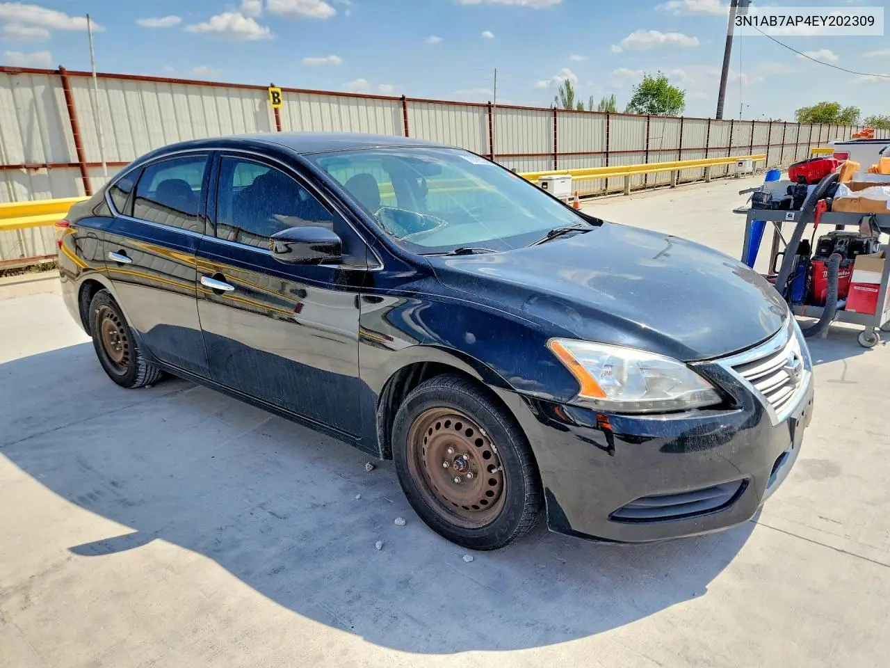 2014 NISSAN SENTRA VIN 3N1AB7AP4EY202309 — фото 4