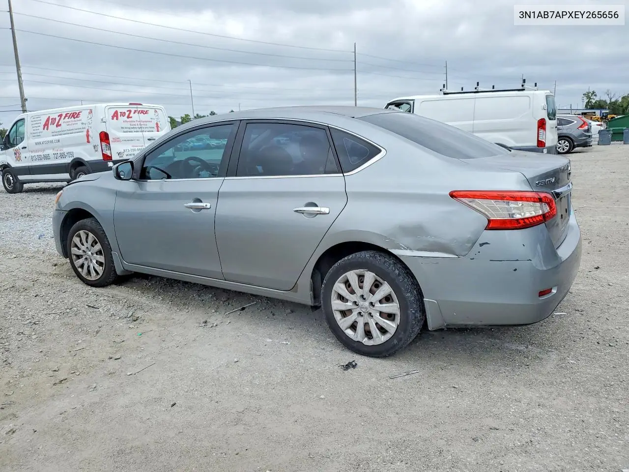 2014 NISSAN SENTRA VIN 3N1AB7APXEY265656 — фото 2