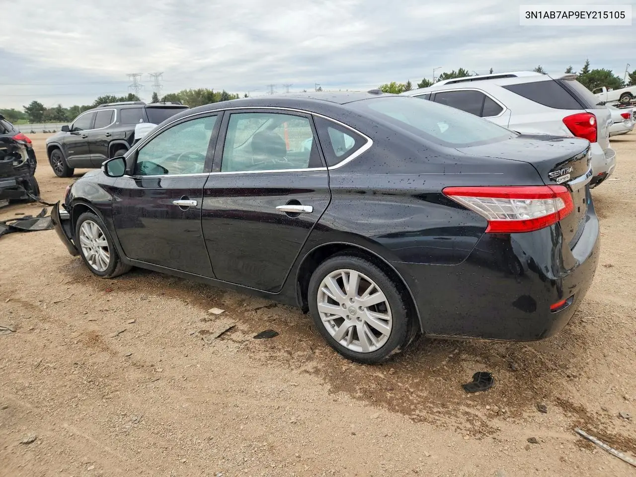 2014 NISSAN SENTRA VIN 3N1AB7AP9EY215105 — фото 2