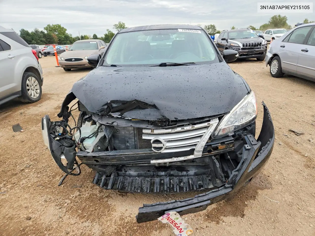 2014 NISSAN SENTRA VIN 3N1AB7AP9EY215105 — фото 5