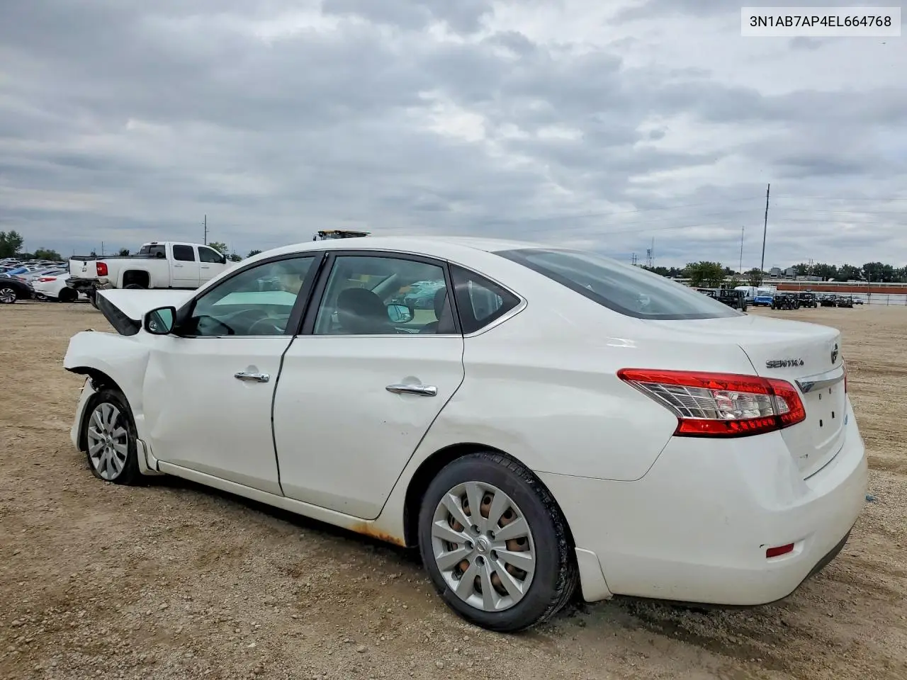 2014 NISSAN SENTRA VIN 3N1AB7AP4EL664768 — фото 2