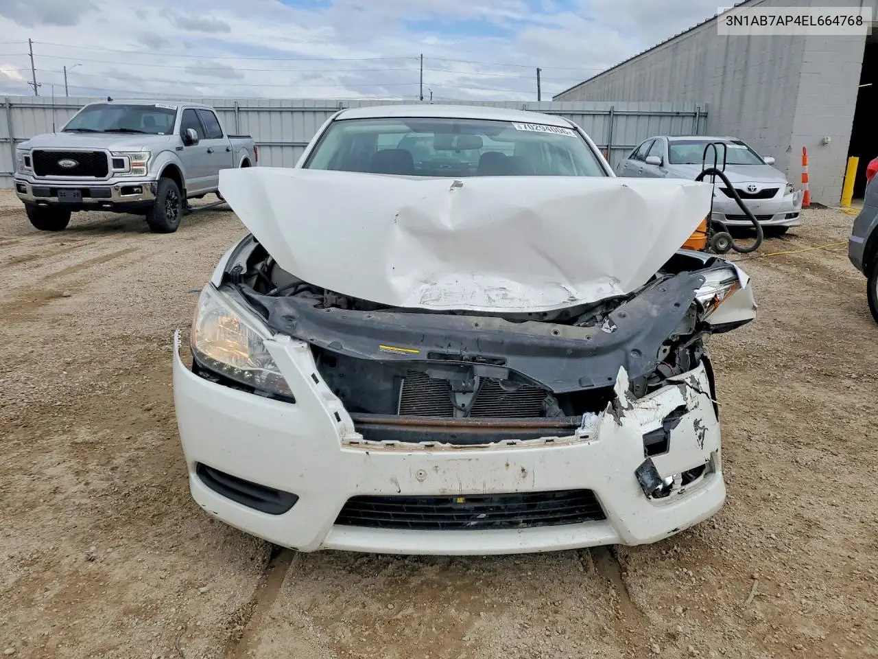 2014 NISSAN SENTRA VIN 3N1AB7AP4EL664768 — фото 5