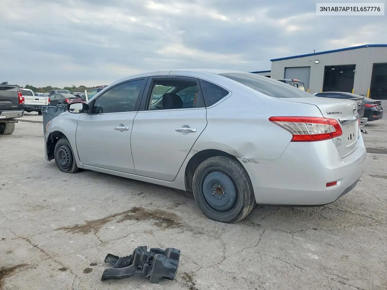 2014 NISSAN SENTRA VIN 3N1AB7AP1EL657776 — фото 2