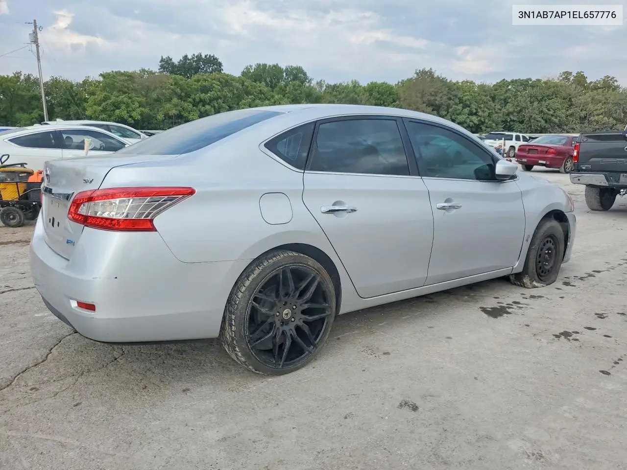 2014 NISSAN SENTRA VIN 3N1AB7AP1EL657776 — фото 3