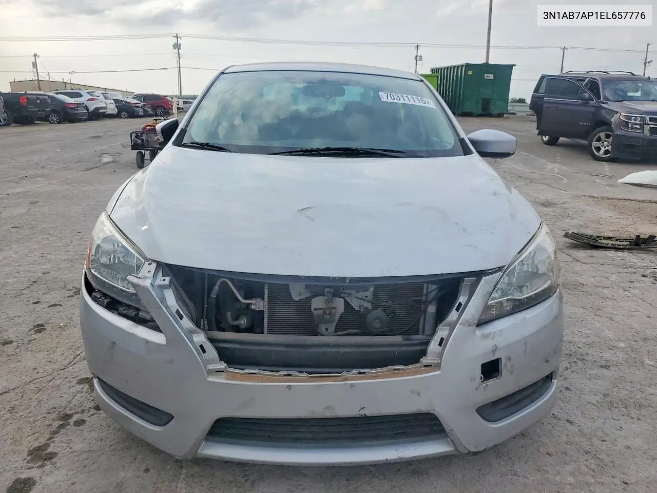 2014 NISSAN SENTRA VIN 3N1AB7AP1EL657776 — фото 5