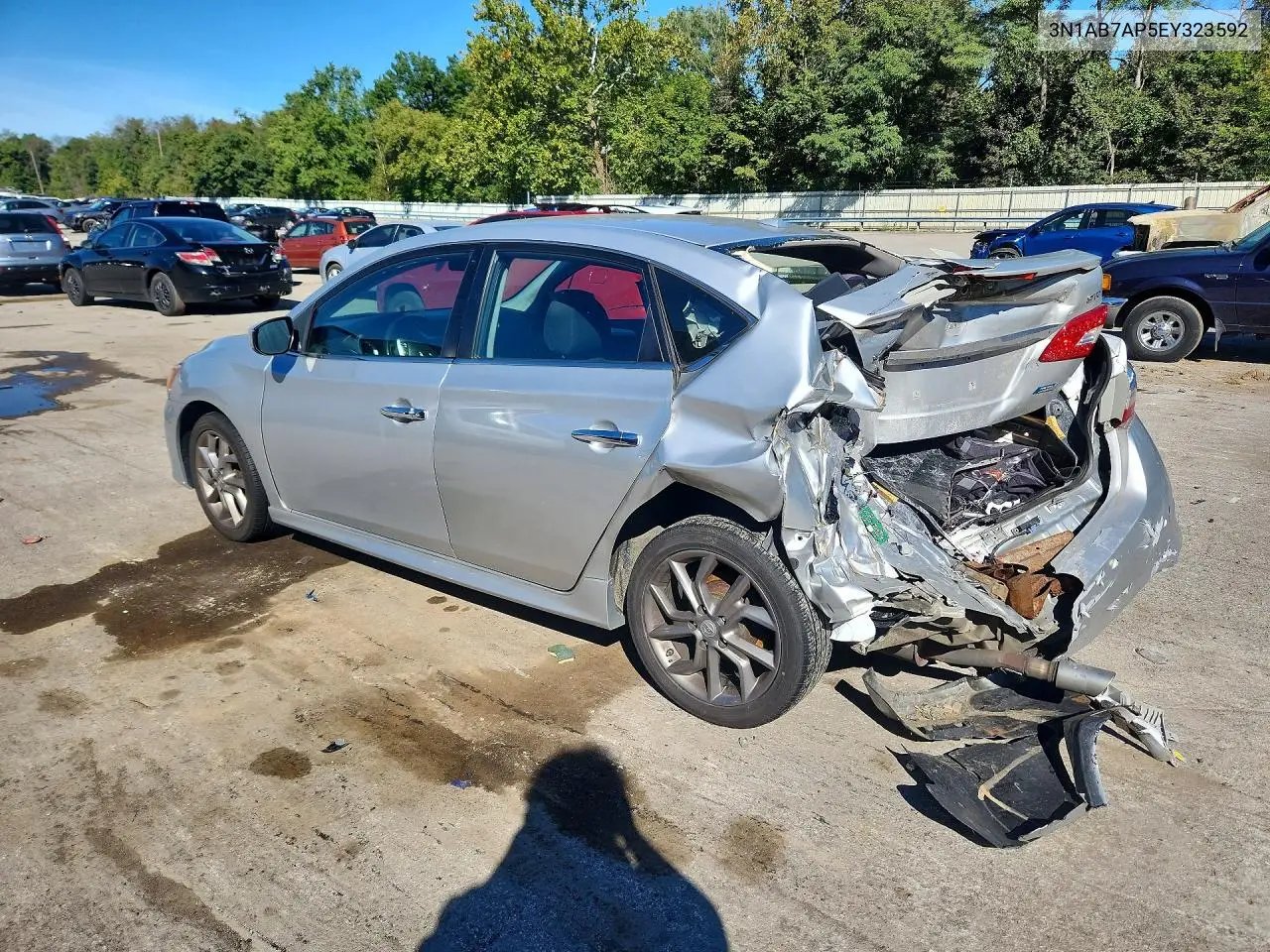 2014 NISSAN SENTRA VIN 3N1AB7AP5EY323592 — фото 2