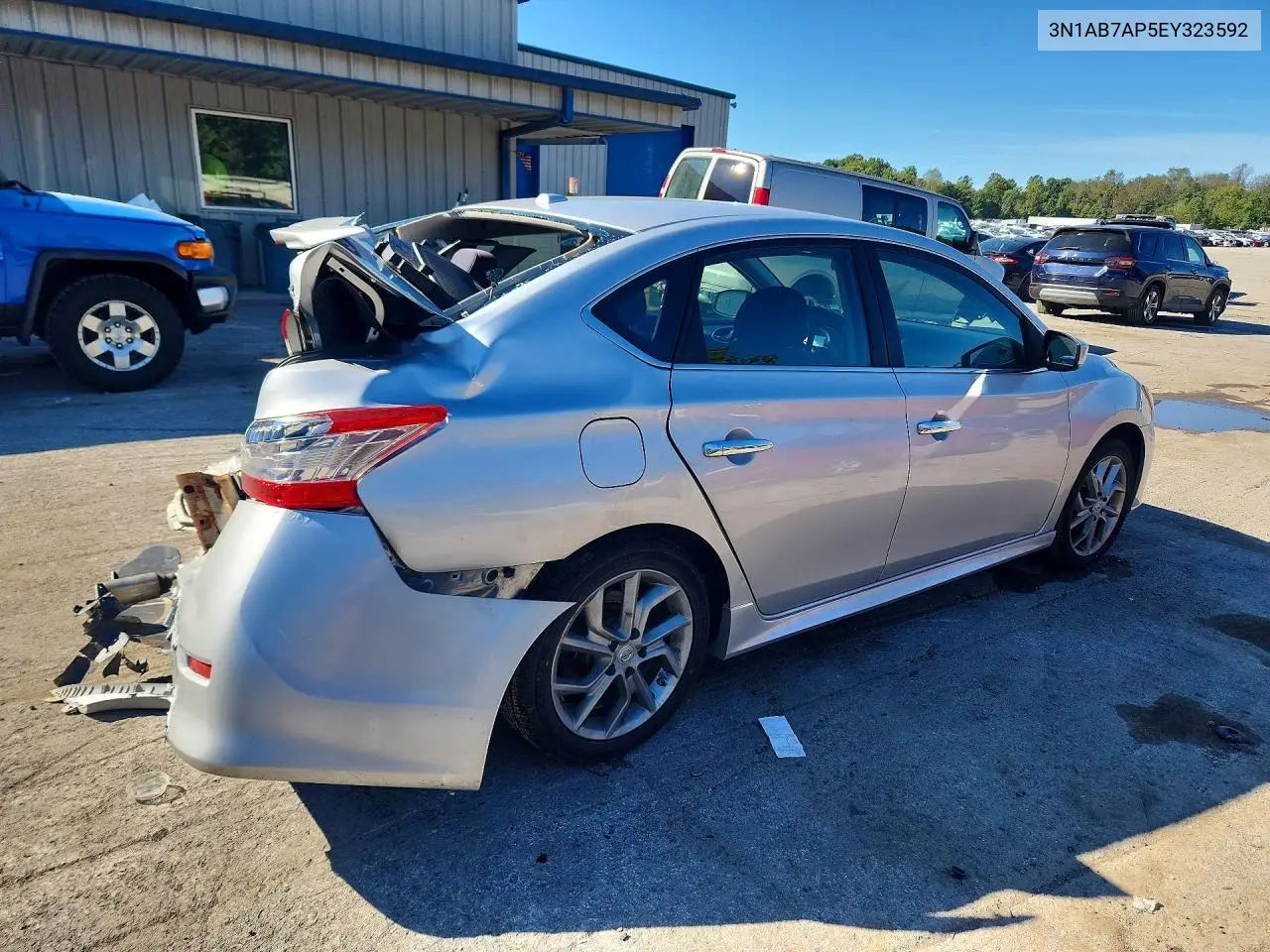2014 NISSAN SENTRA VIN 3N1AB7AP5EY323592 — фото 3