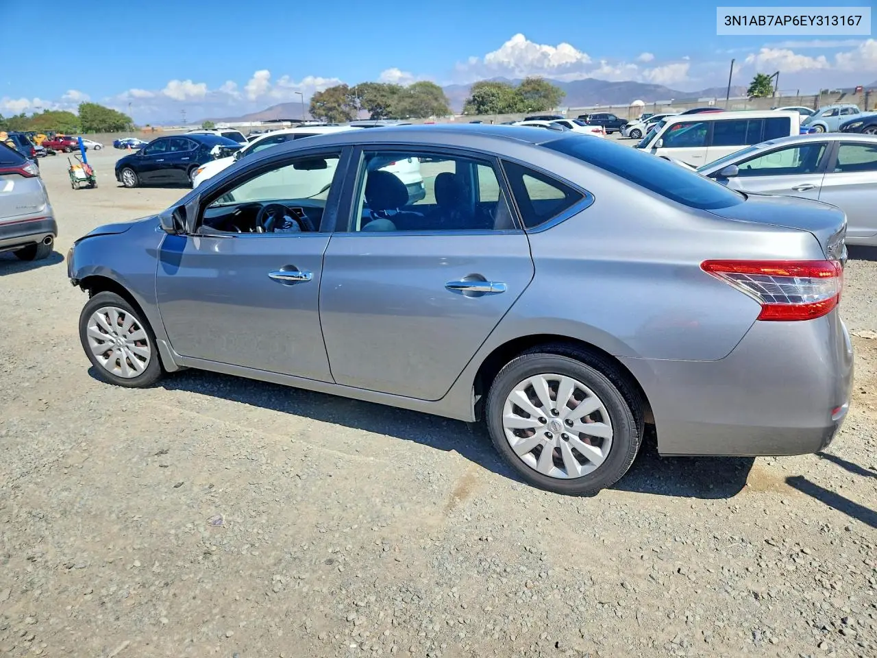 2014 NISSAN SENTRA VIN 3N1AB7AP6EY313167 — фото 2