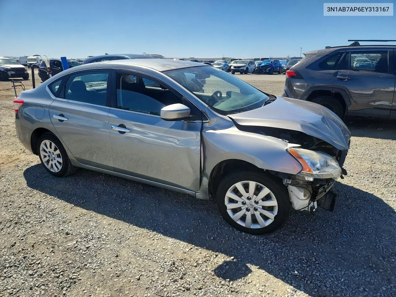 2014 NISSAN SENTRA VIN 3N1AB7AP6EY313167 — фото 4