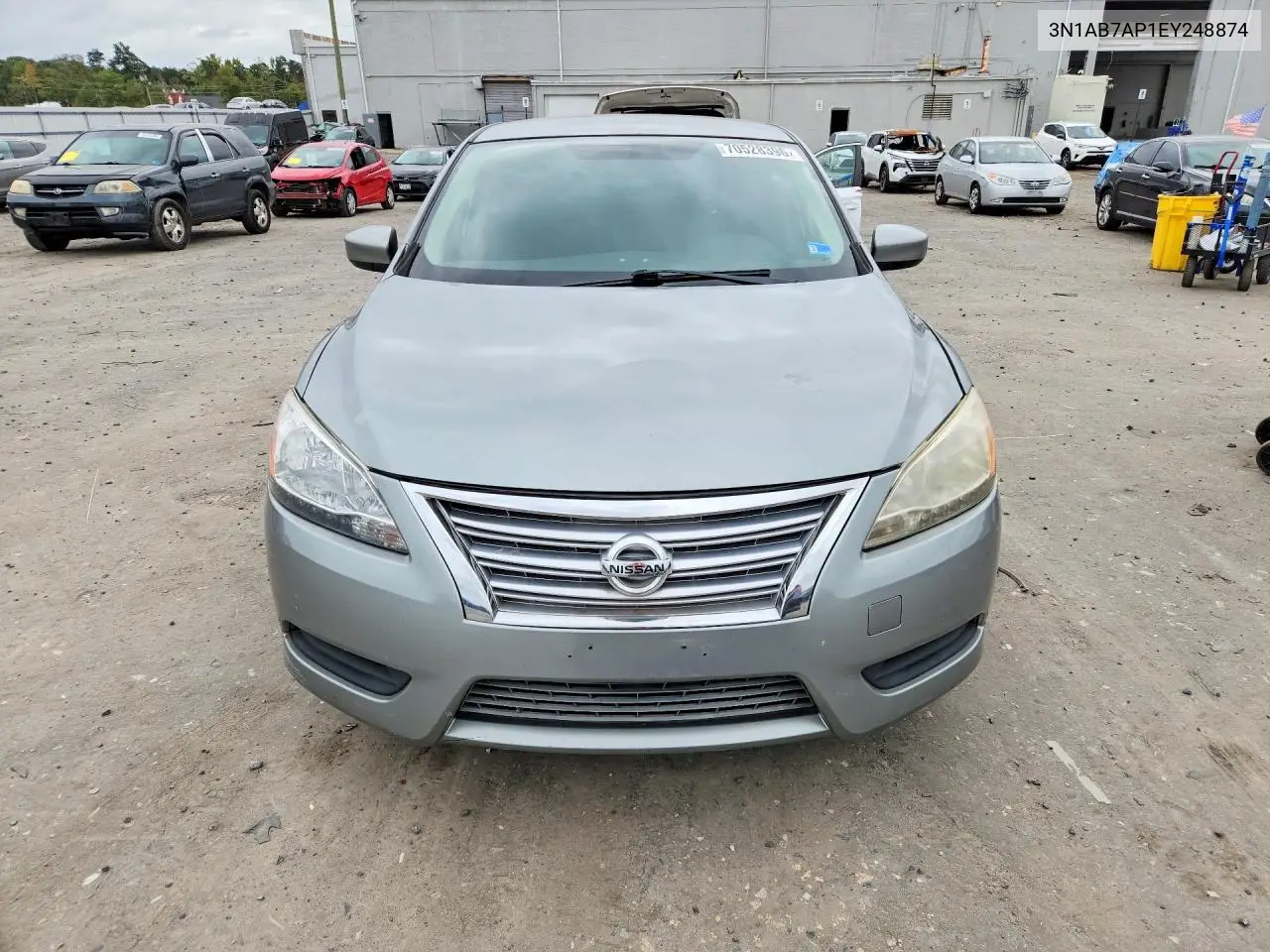 2014 NISSAN SENTRA VIN 3N1AB7AP1EY248874 — фото 5