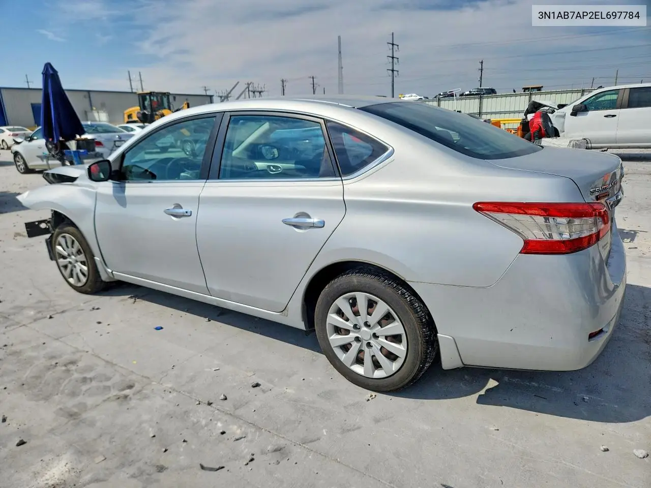 2014 NISSAN SENTRA VIN 3N1AB7AP2EL697784 — фото 2