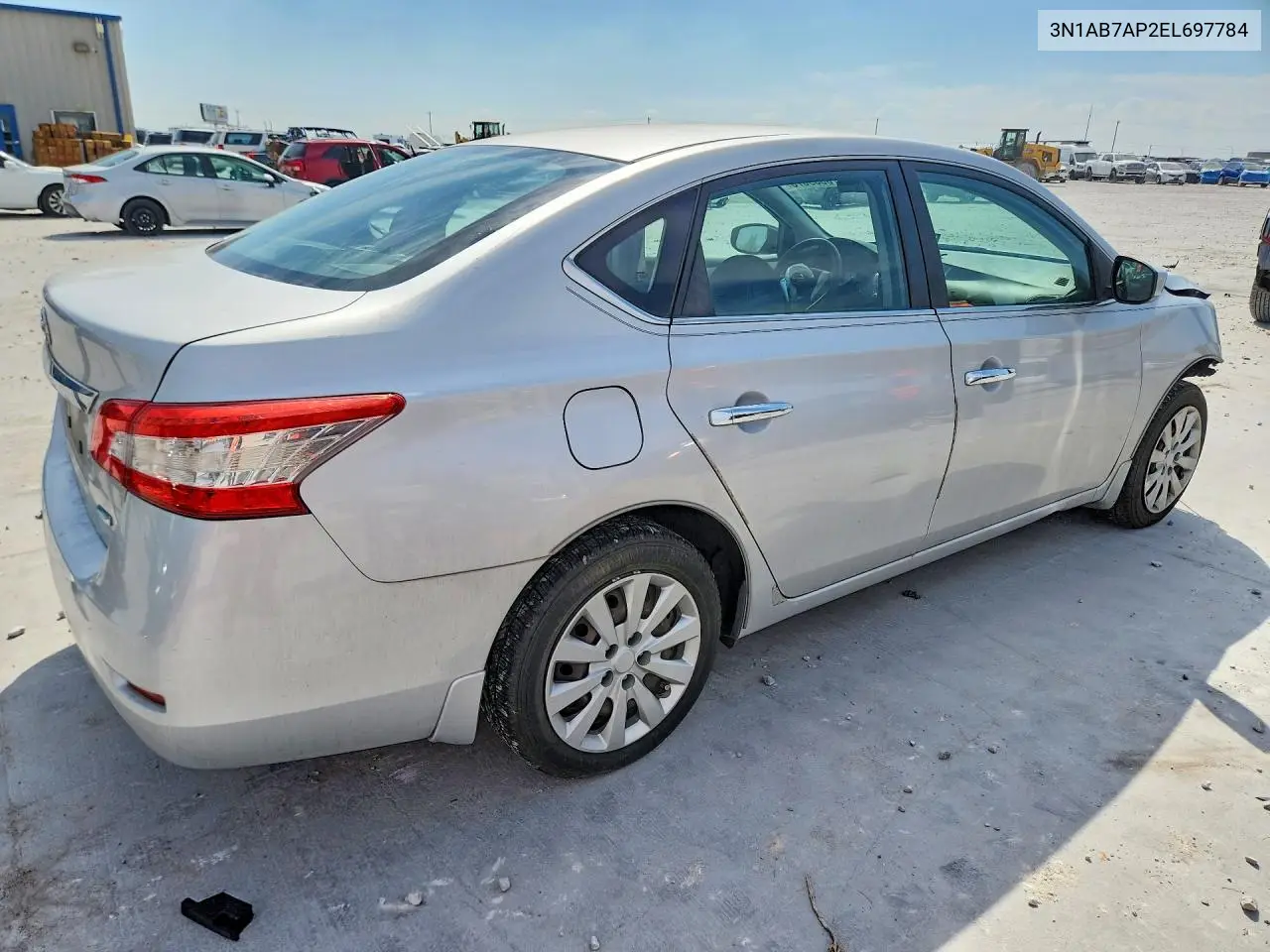 2014 NISSAN SENTRA VIN 3N1AB7AP2EL697784 — фото 3