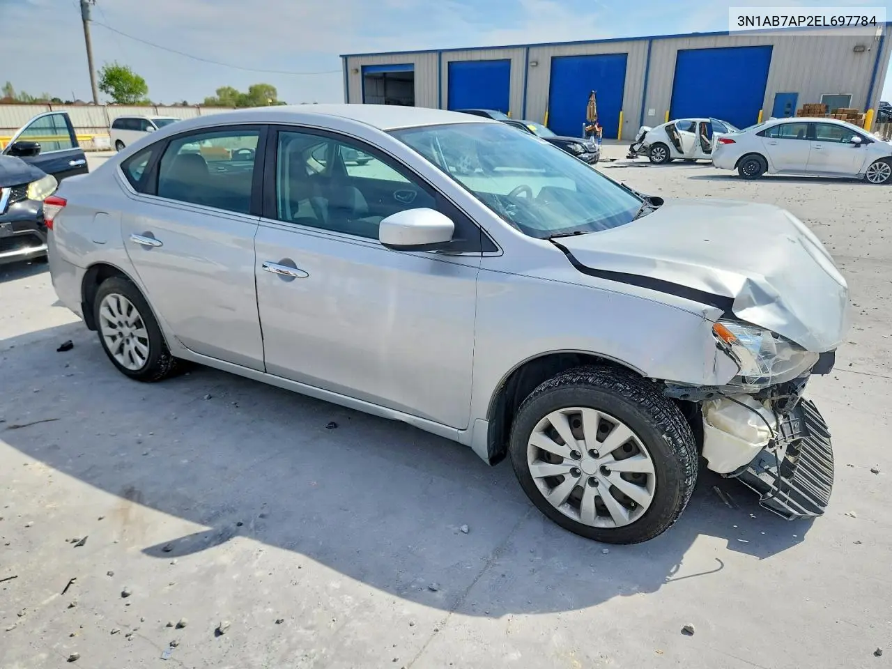 2014 NISSAN SENTRA VIN 3N1AB7AP2EL697784 — фото 4
