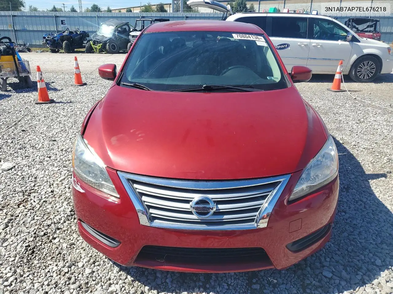 2014 NISSAN SENTRA VIN 3N1AB7AP7EL676218 — фото 5