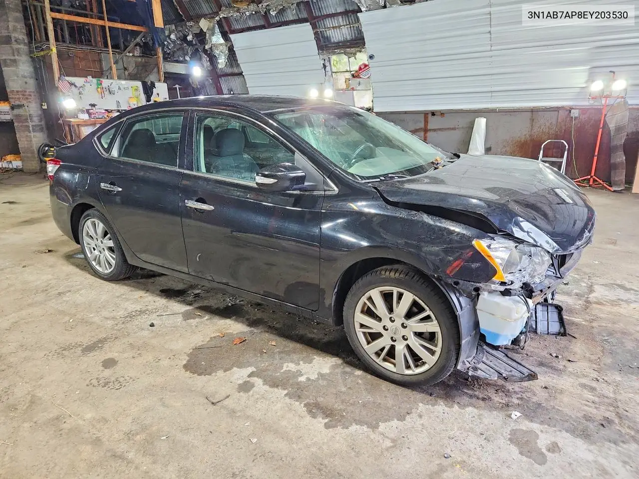 2014 NISSAN SENTRA VIN 3N1AB7AP8EY203530 — фото 4