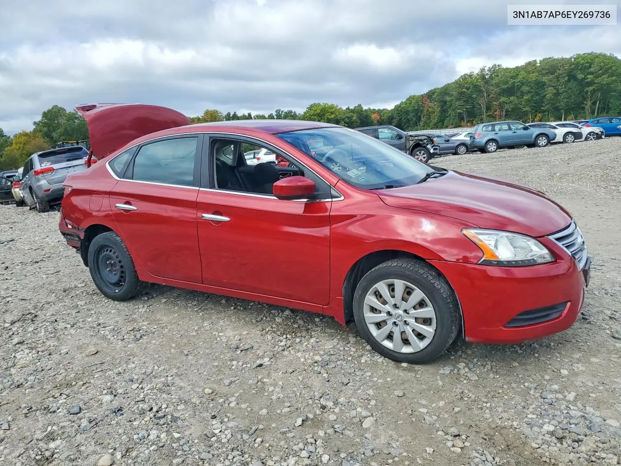 2014 NISSAN SENTRA VIN 3N1AB7AP6EY269736 — фото 4