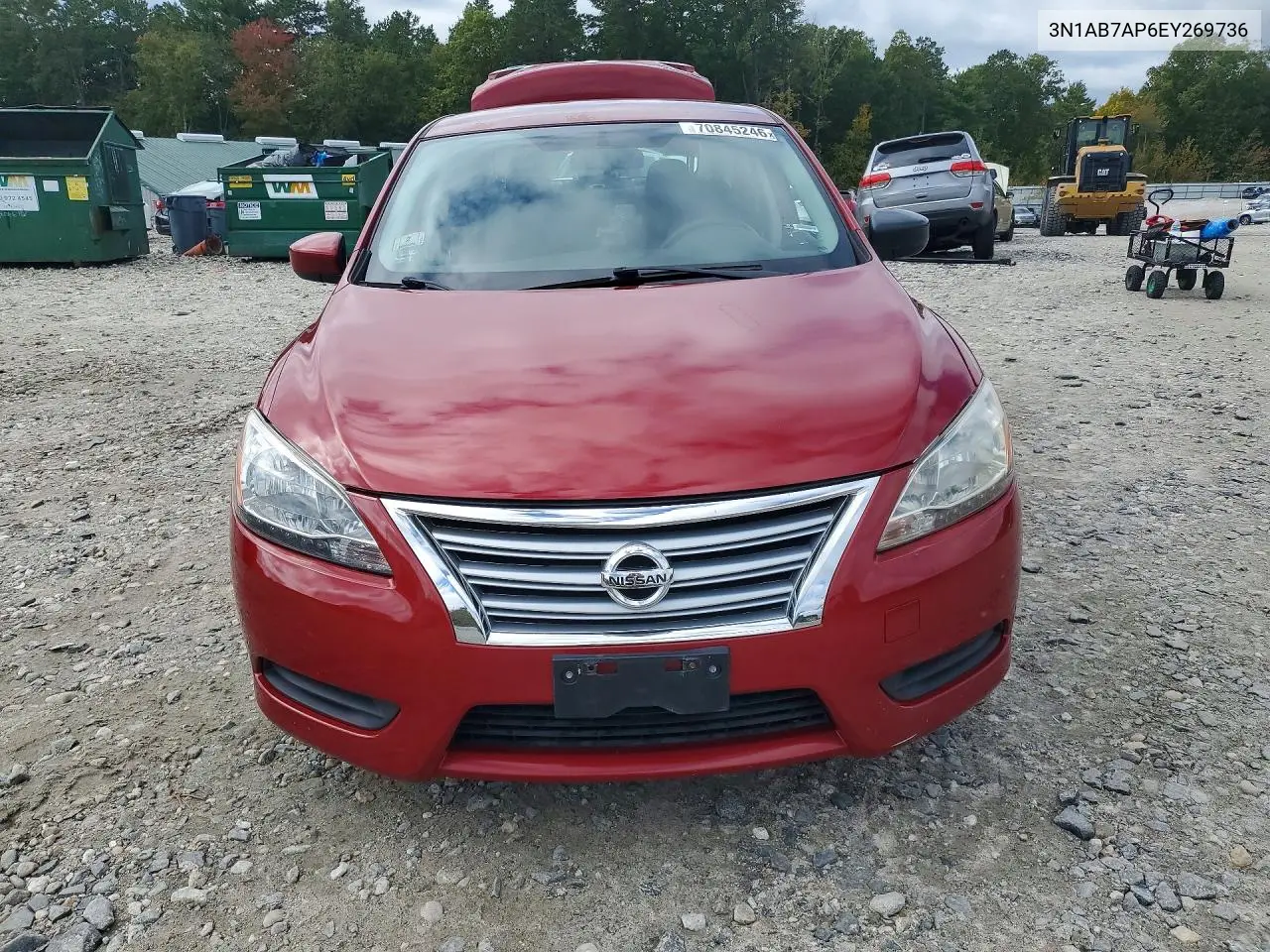 2014 NISSAN SENTRA VIN 3N1AB7AP6EY269736 — фото 5