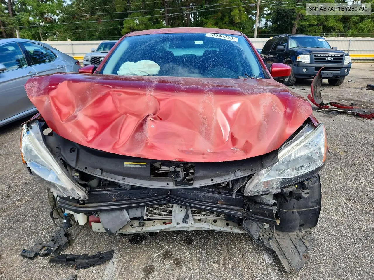2014 NISSAN SENTRA VIN 3N1AB7AP1EY280790 — фото 5