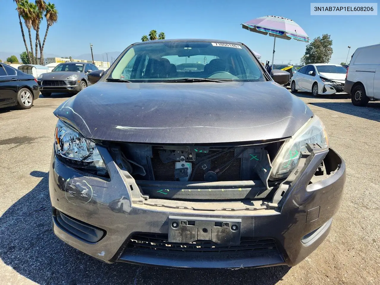 2014 NISSAN SENTRA VIN 3N1AB7AP1EL608206 — фото 5