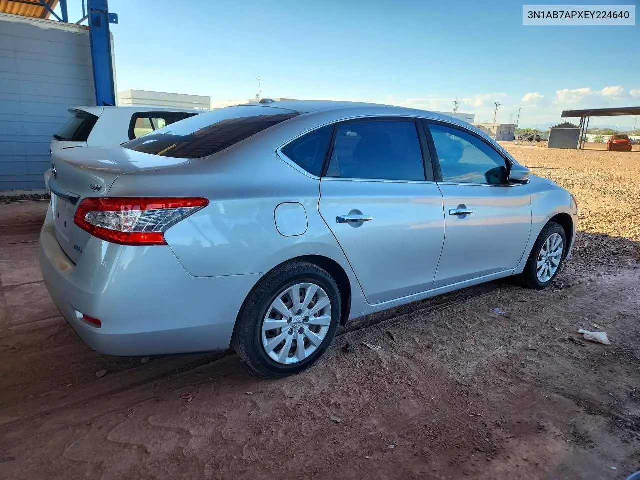 2014 NISSAN SENTRA VIN 3N1AB7APXEY224640 — фото 3