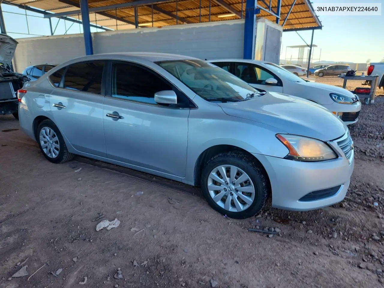 2014 NISSAN SENTRA VIN 3N1AB7APXEY224640 — фото 4