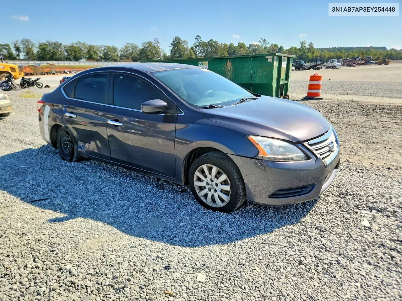 2014 NISSAN SENTRA VIN 3N1AB7AP3EY254448 — фото 4