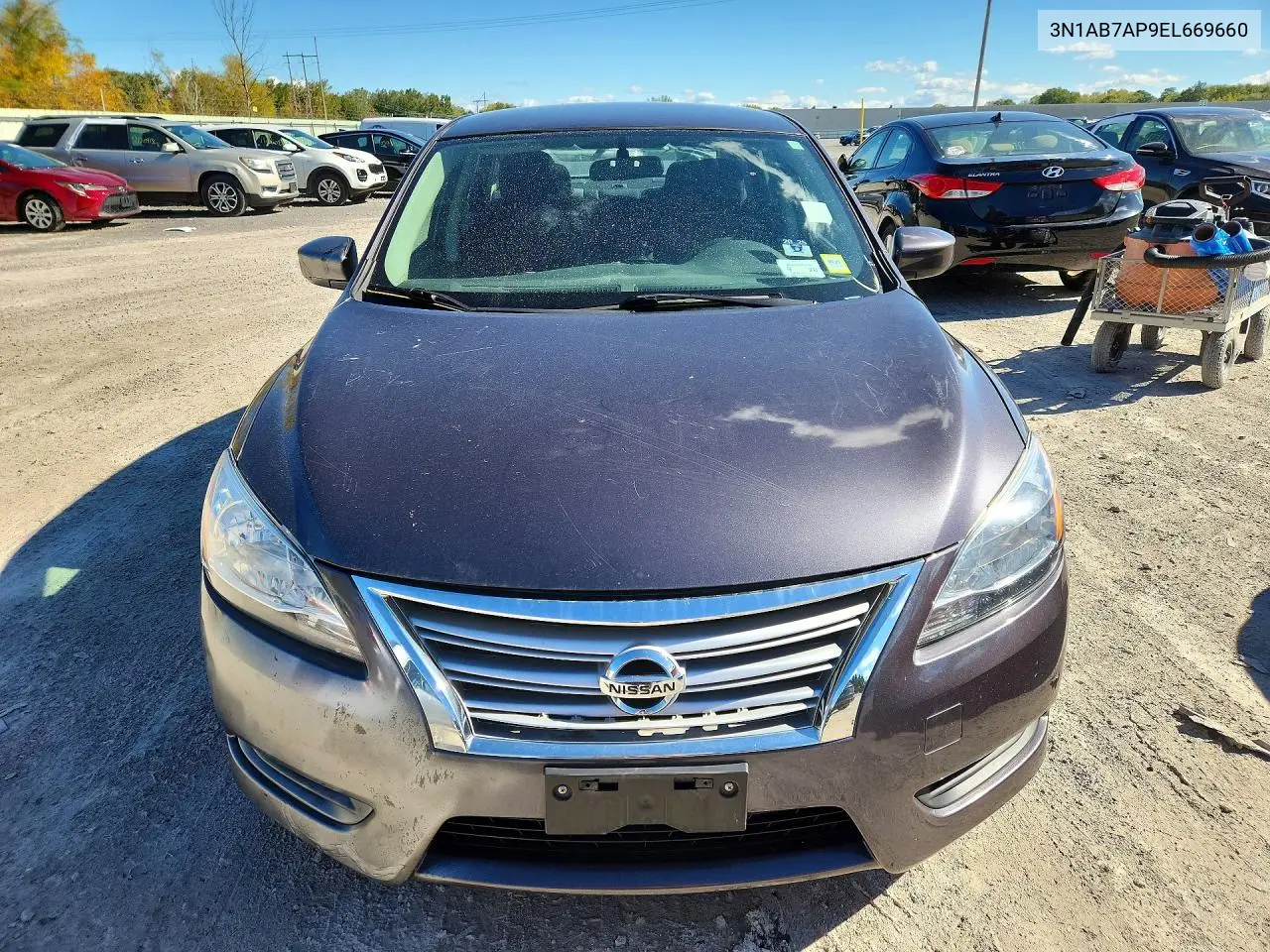 2014 NISSAN SENTRA VIN 3N1AB7AP9EL669660 — фото 5