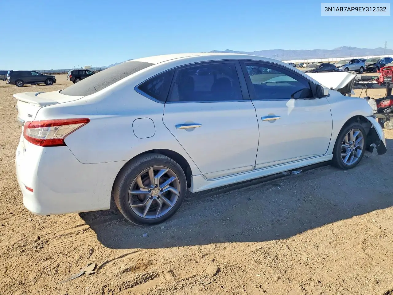 2014 NISSAN SENTRA VIN 3N1AB7AP9EY312532 — фото 3