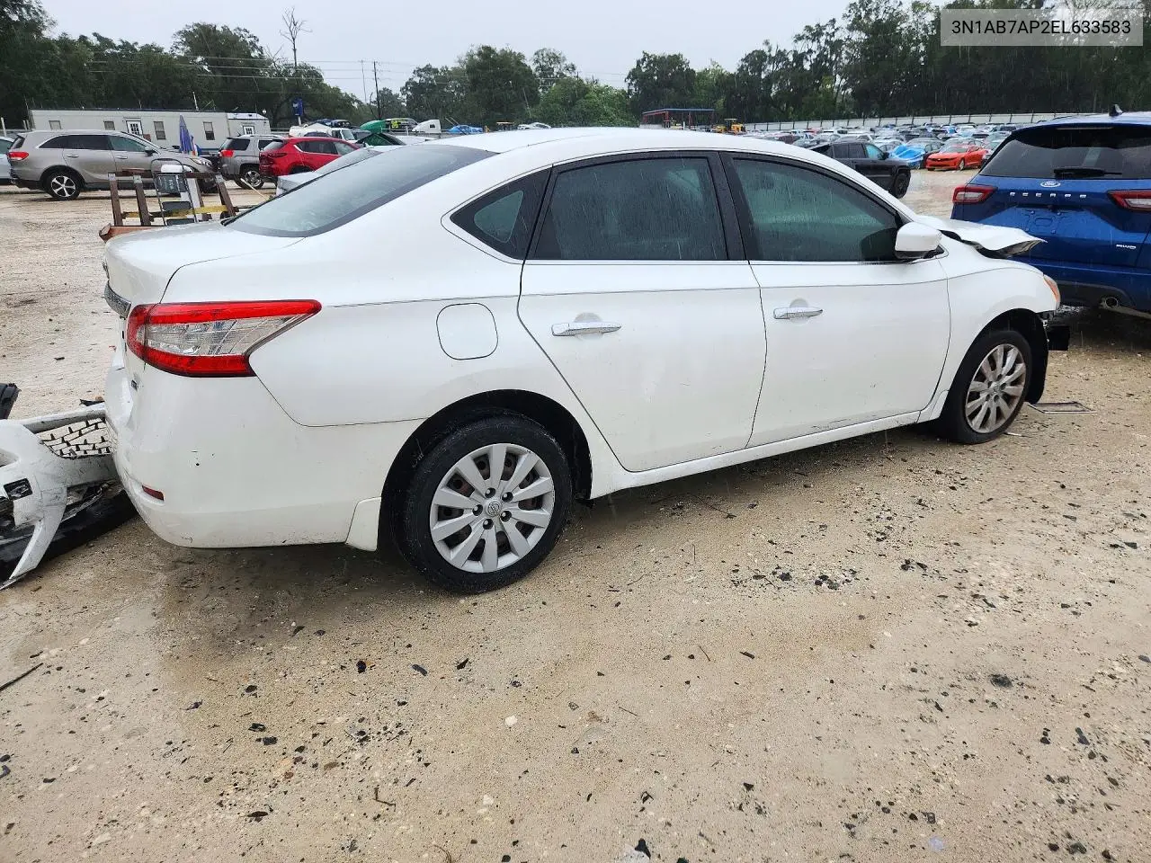 2014 NISSAN SENTRA VIN 3N1AB7AP2EL633583 — фото 3