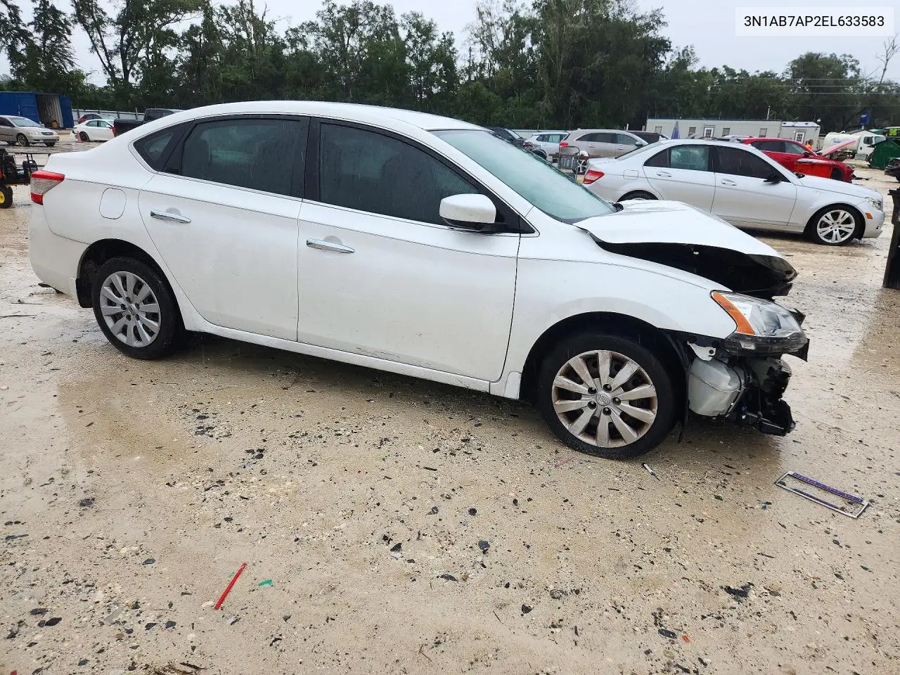 2014 NISSAN SENTRA VIN 3N1AB7AP2EL633583 — фото 4