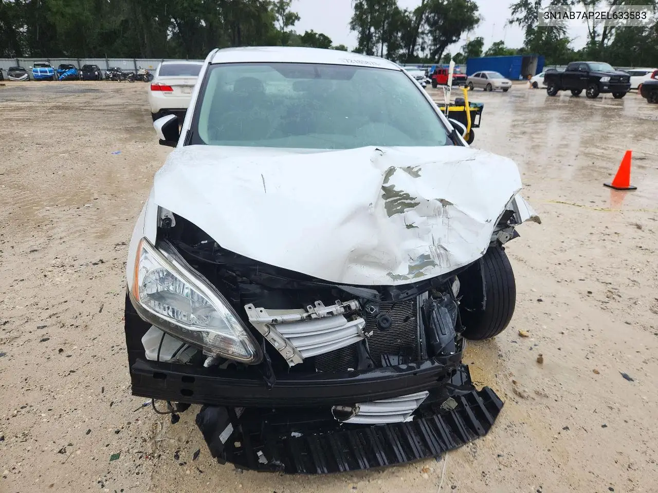 2014 NISSAN SENTRA VIN 3N1AB7AP2EL633583 — фото 5