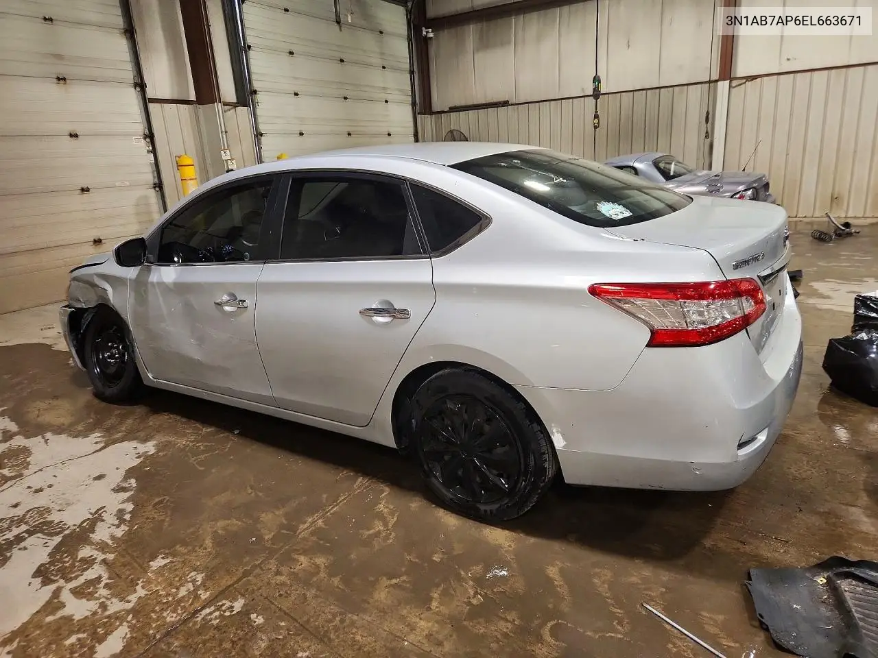 2014 NISSAN SENTRA VIN 3N1AB7AP6EL663671 — фото 2