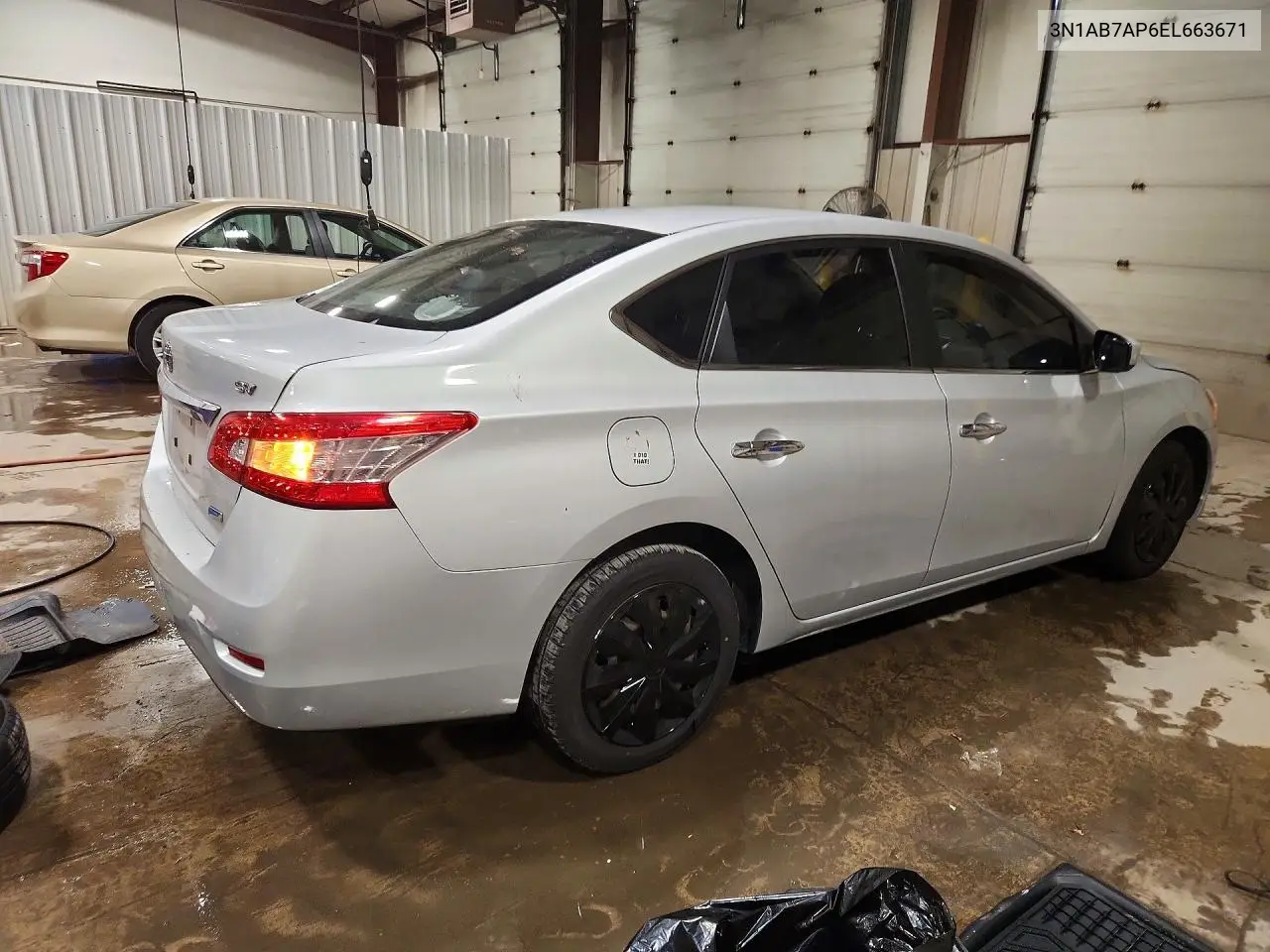 2014 NISSAN SENTRA VIN 3N1AB7AP6EL663671 — фото 3