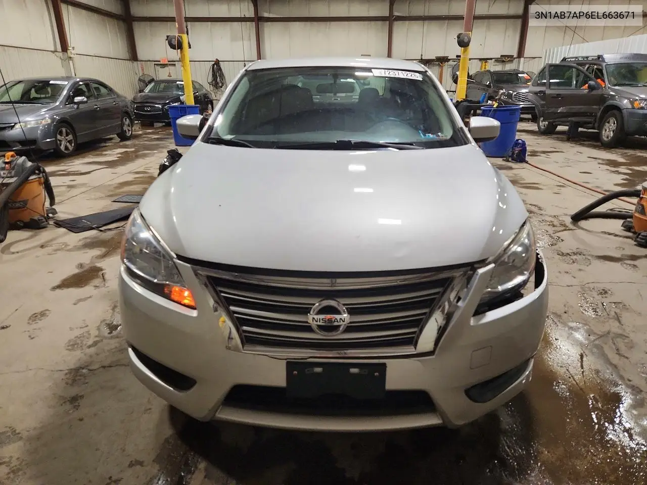 2014 NISSAN SENTRA VIN 3N1AB7AP6EL663671 — фото 5