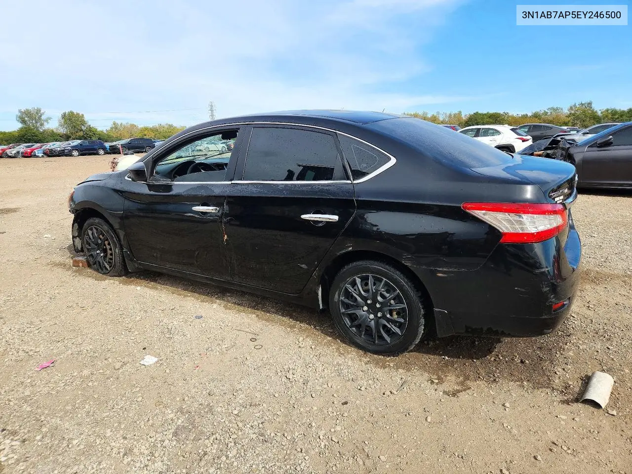 2014 NISSAN SENTRA VIN 3N1AB7AP5EY246500 — фото 2